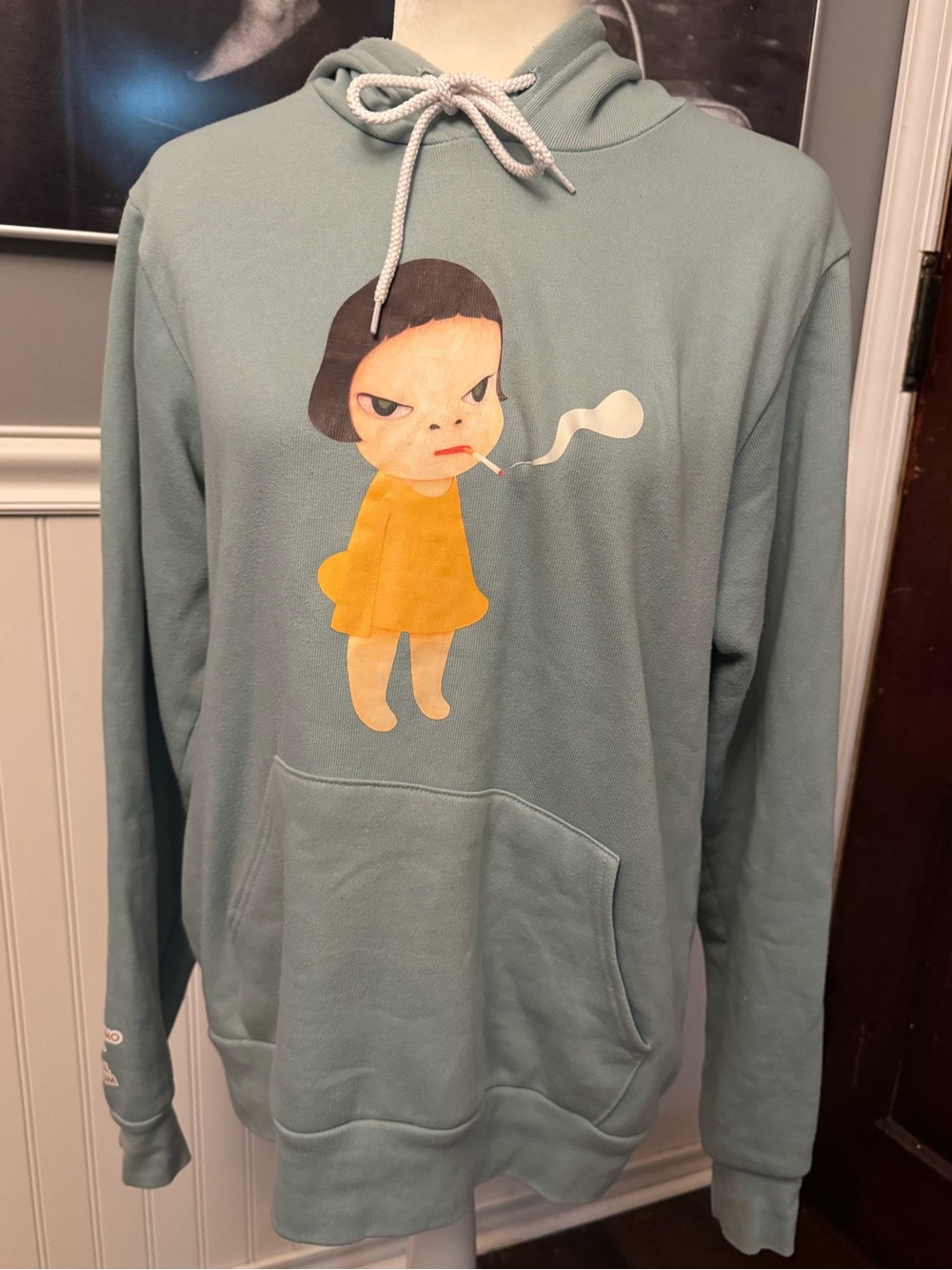 Yoshitomo Nara x Rubell Museum Light Blue Sweatshirt Too Young Too Die Size Med